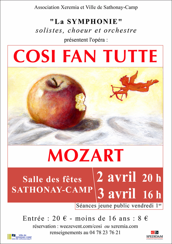 affiche COSI FAN TUTTE