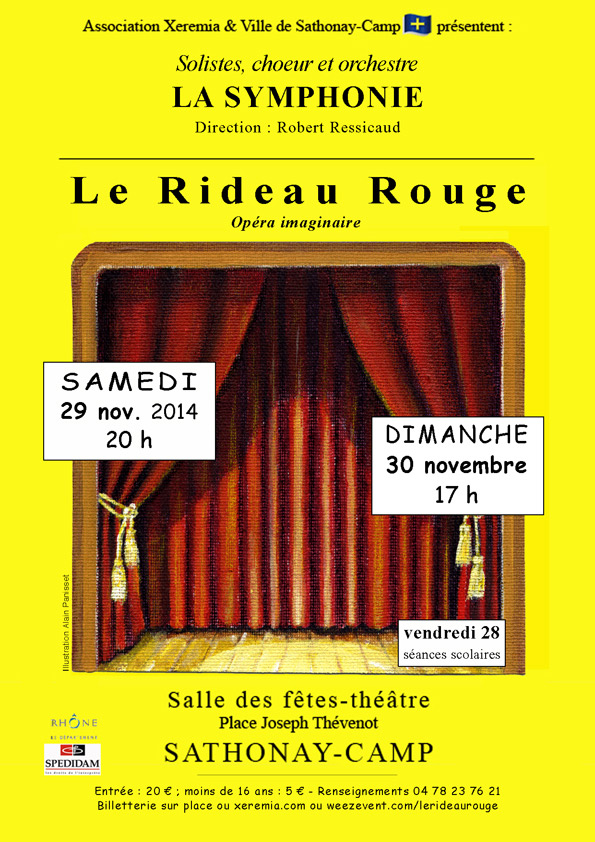 affiche Le Rideau rouge